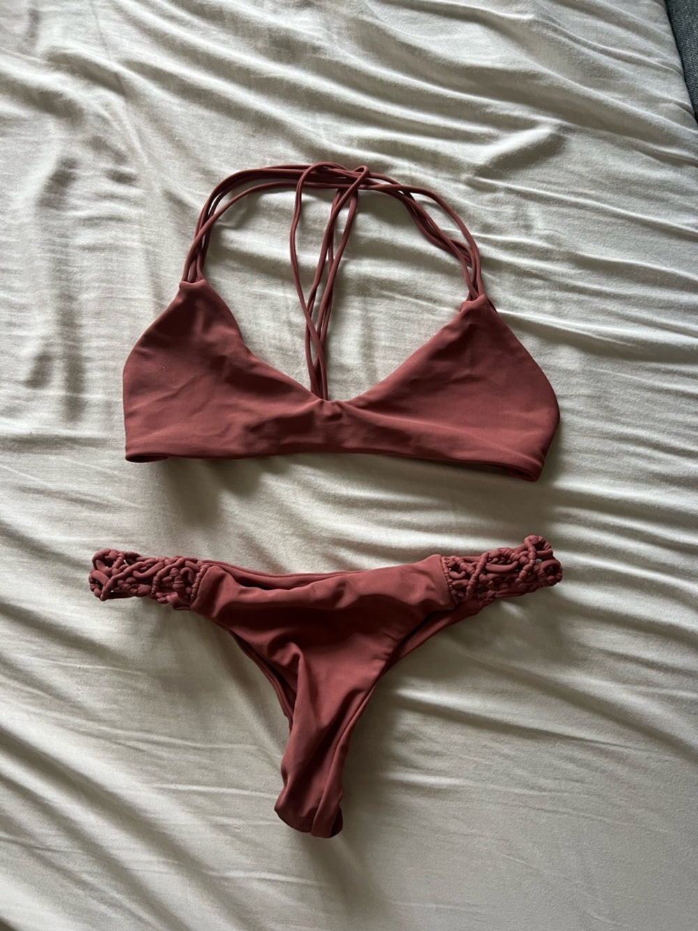 Mikoh Dusty Rose Bikini Set
